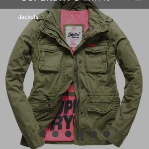 Super dry xs military jacket